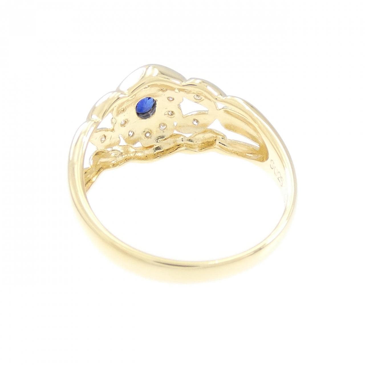 K18YG Sapphire Ring 0.25CT