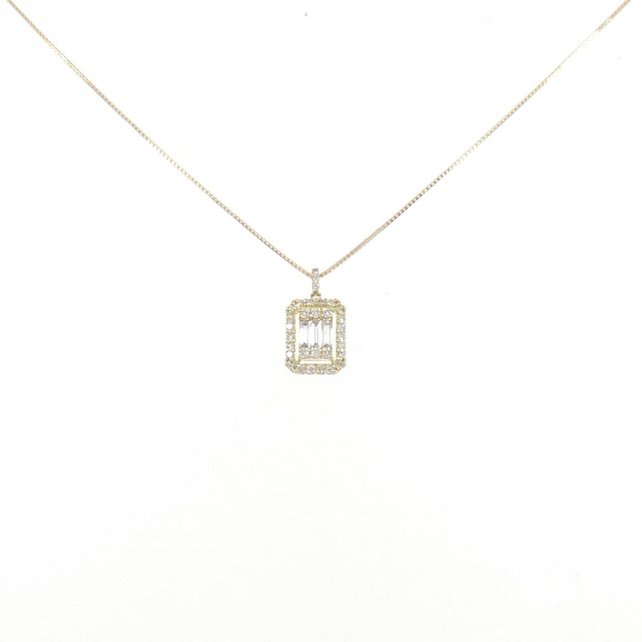 【新品】K18YG ダイヤモンド ネックレス 0.30CT