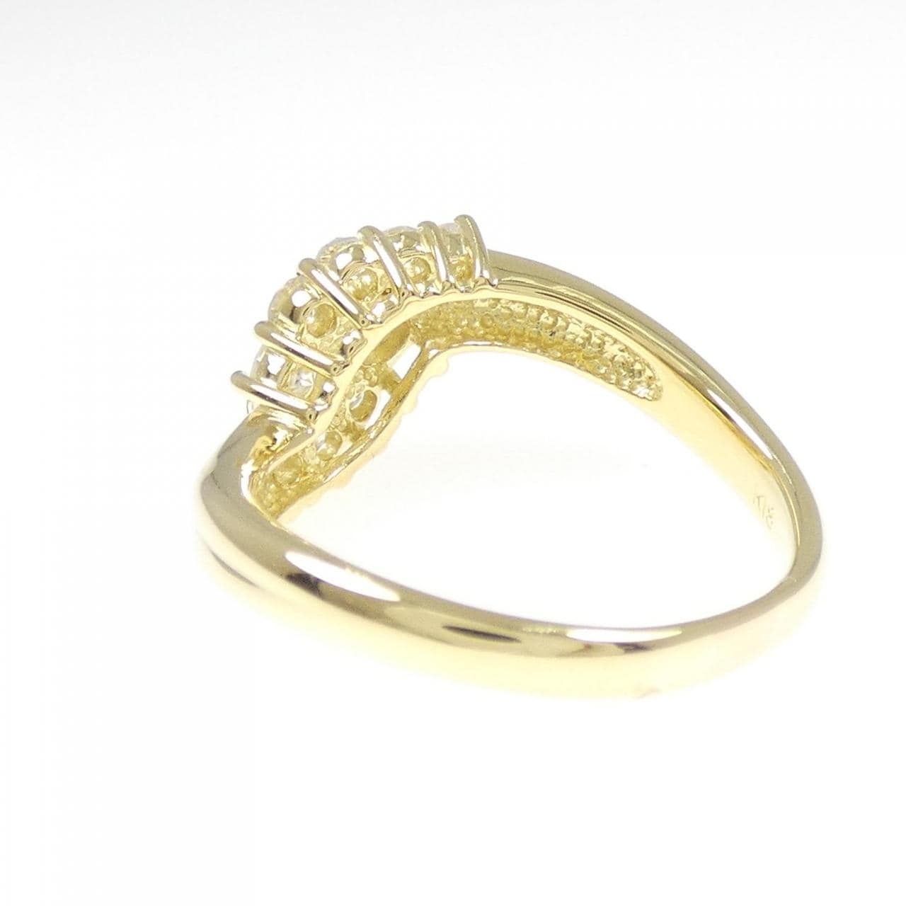 K18YG ダイヤモンド リング 0.60CT