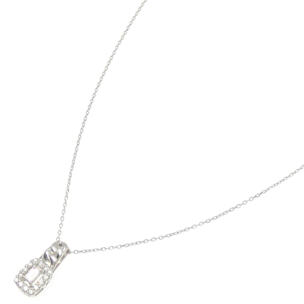 【新品】PT900/PT850 ダイヤモンド ネックレス 0.15CT