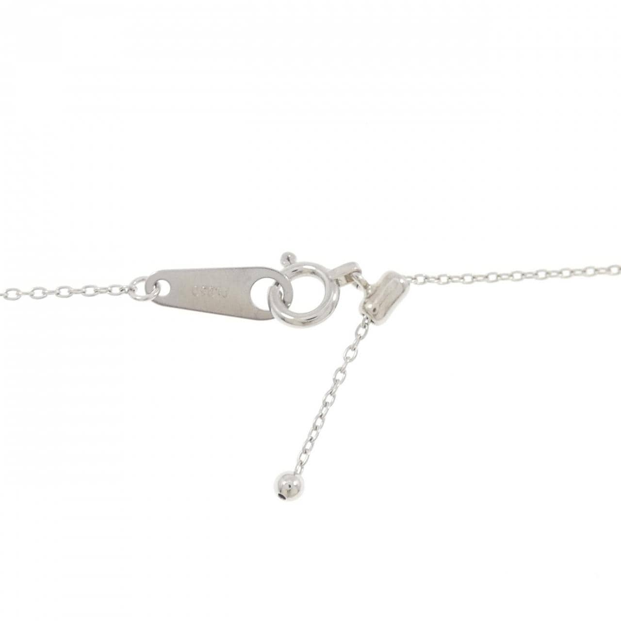 PT950/PT850 ホースシュー ダイヤモンド ネックレス 0.20CT