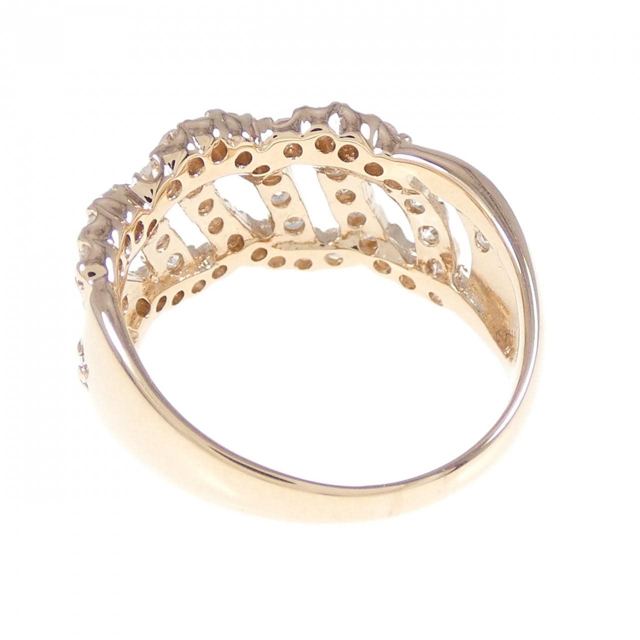 K18PG ダイヤモンド リング 1.00CT