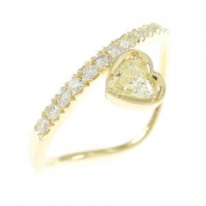 ナトリサユリ ハート ダイヤモンドリング 0.21CT