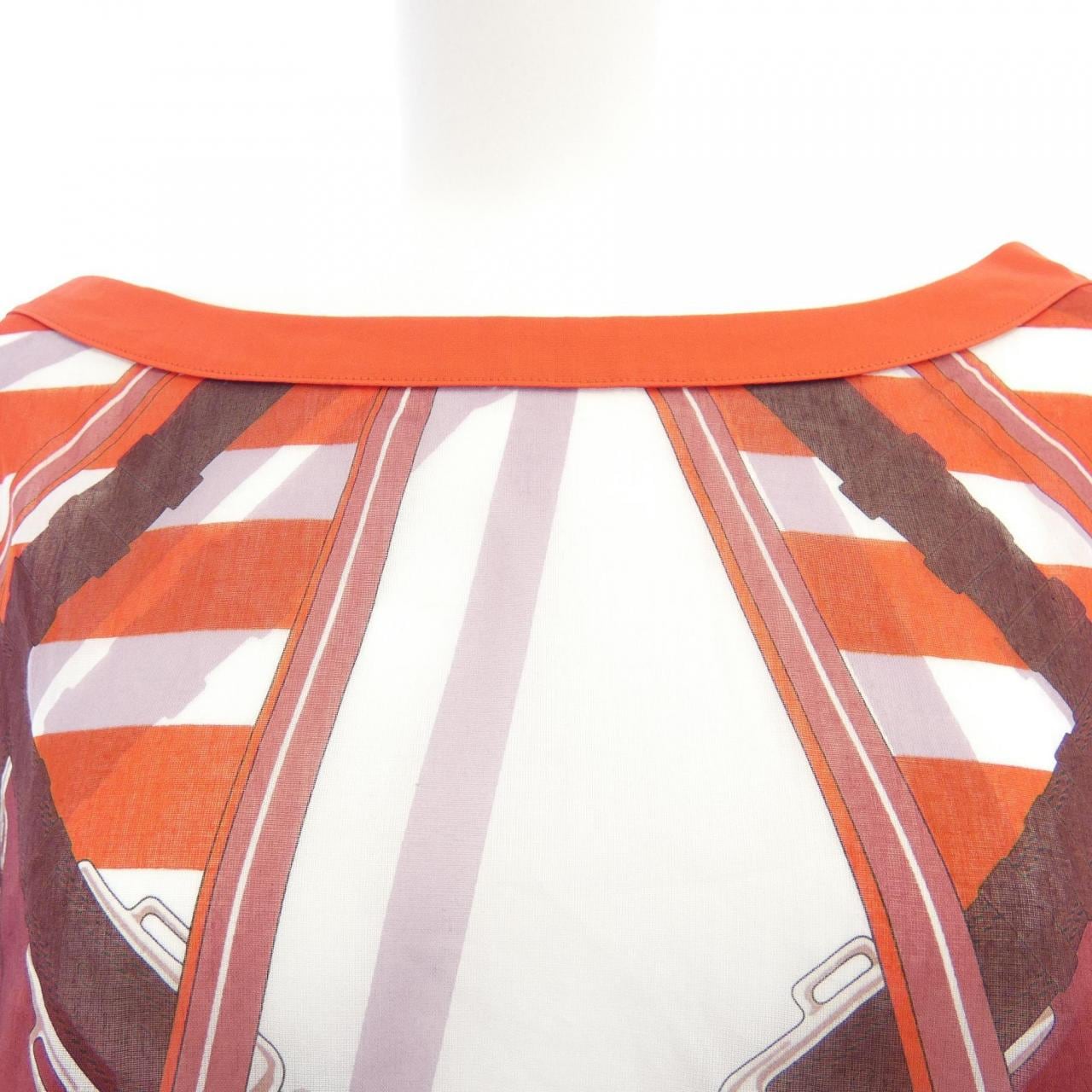 エルメス HERMES EN ROUE LIBRE 4E3620DS ビーチチュニック チュニック