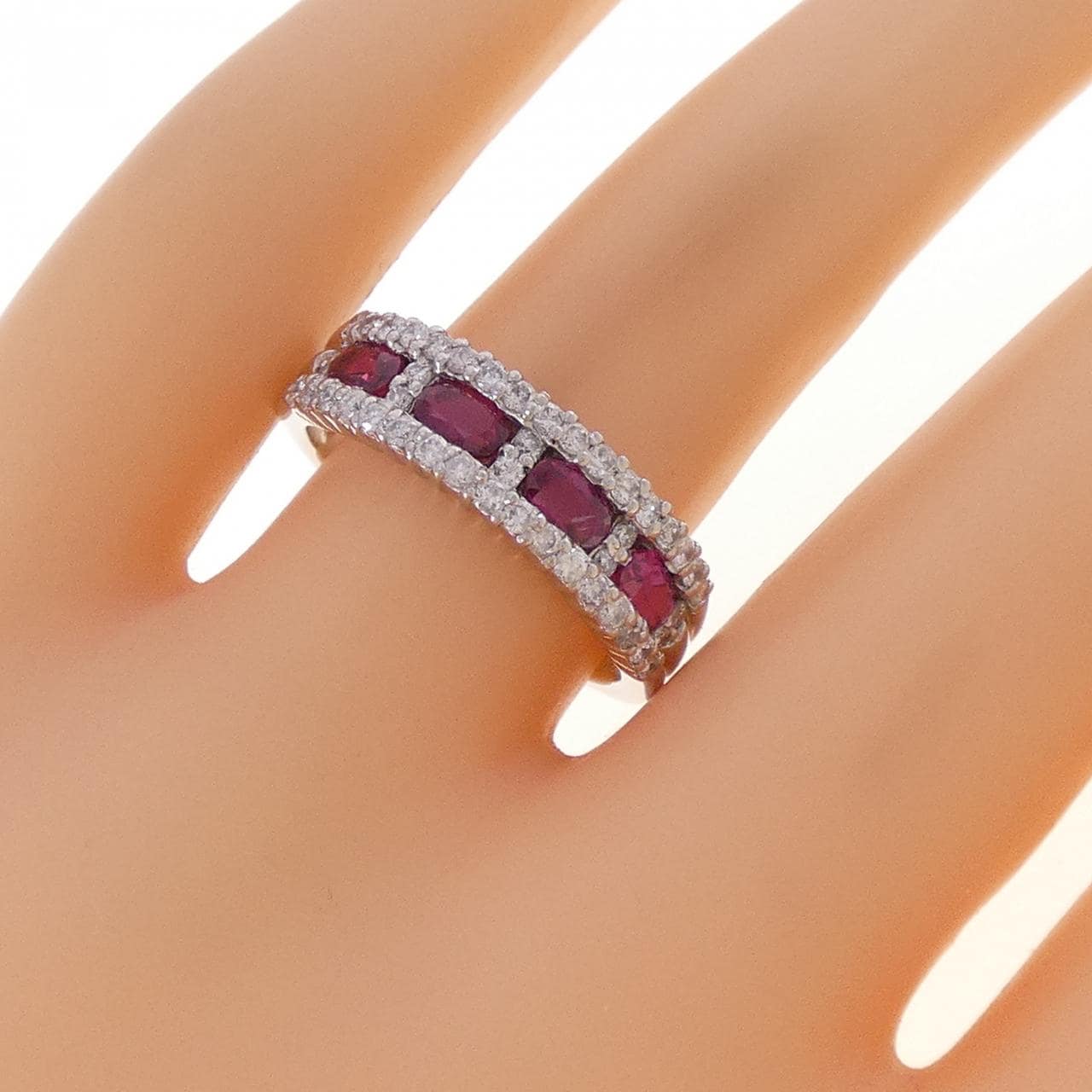 PT900 ルビー リング 0.80CT