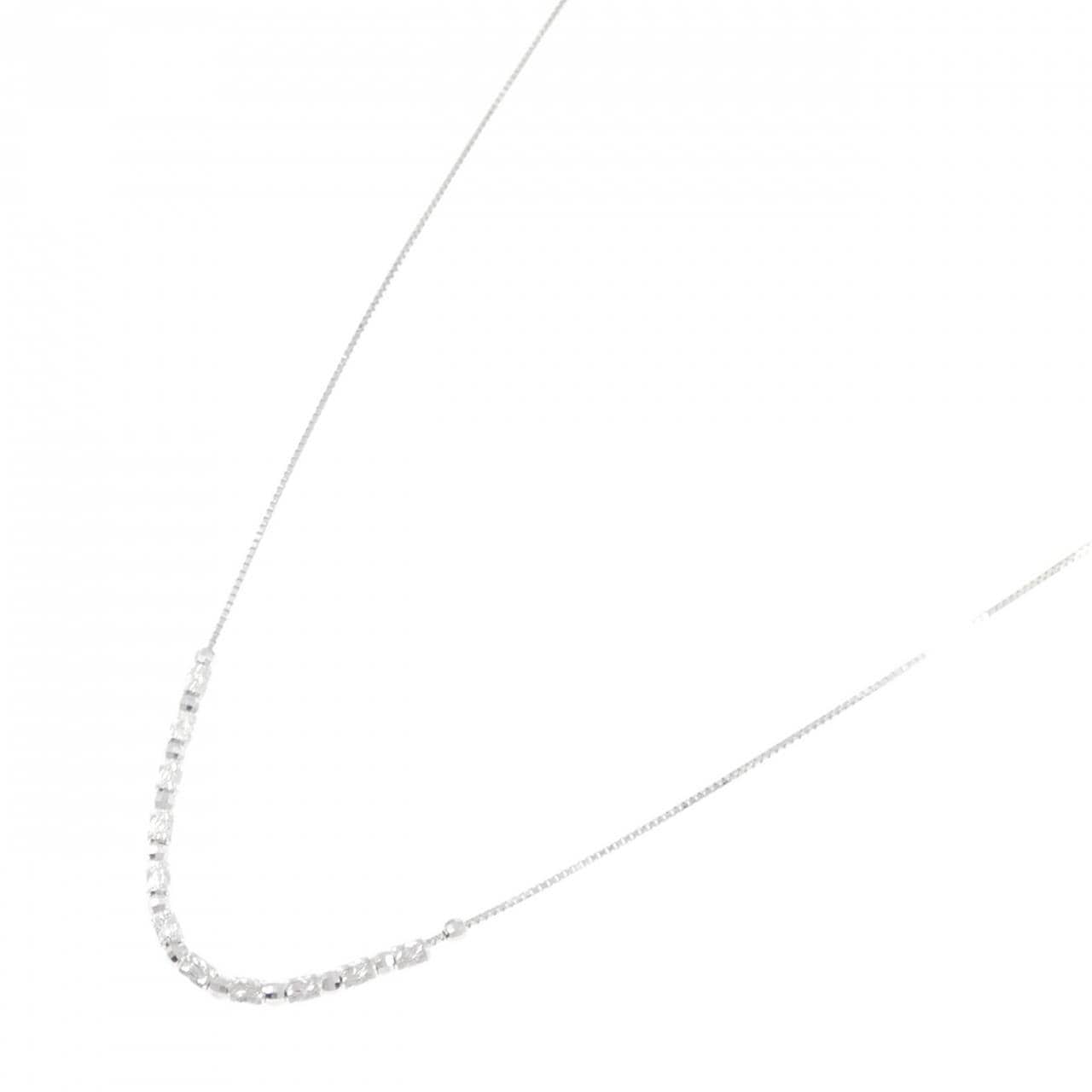 K18WG ネックレス