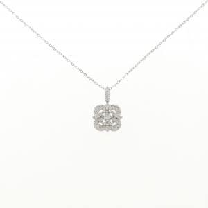 K18WG ダイヤモンド ネックレス 0.24CT