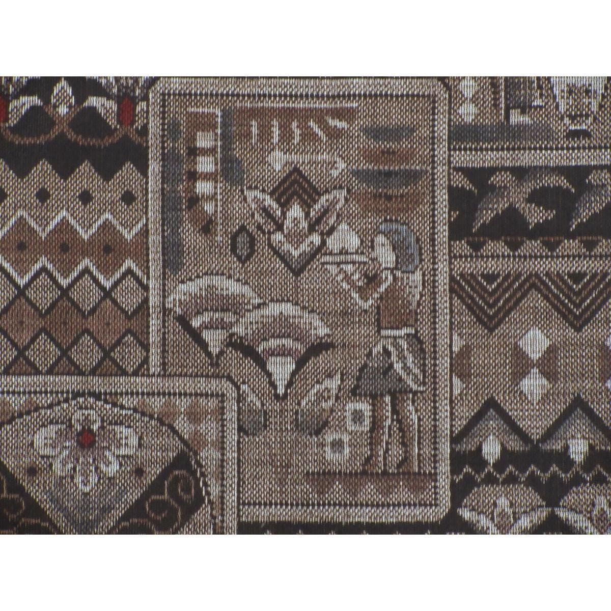 紬　【大島紬】九マルキ　身幅３Ｌ寸