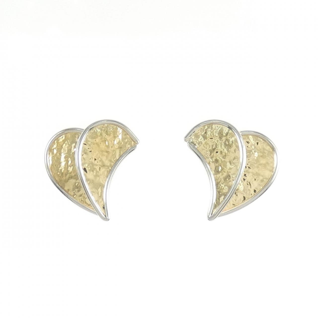 K18YG/PT900 ピアス