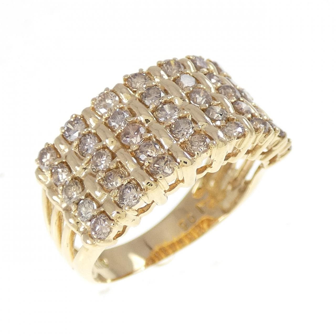 K18YG ダイヤモンド リング 1.06CT