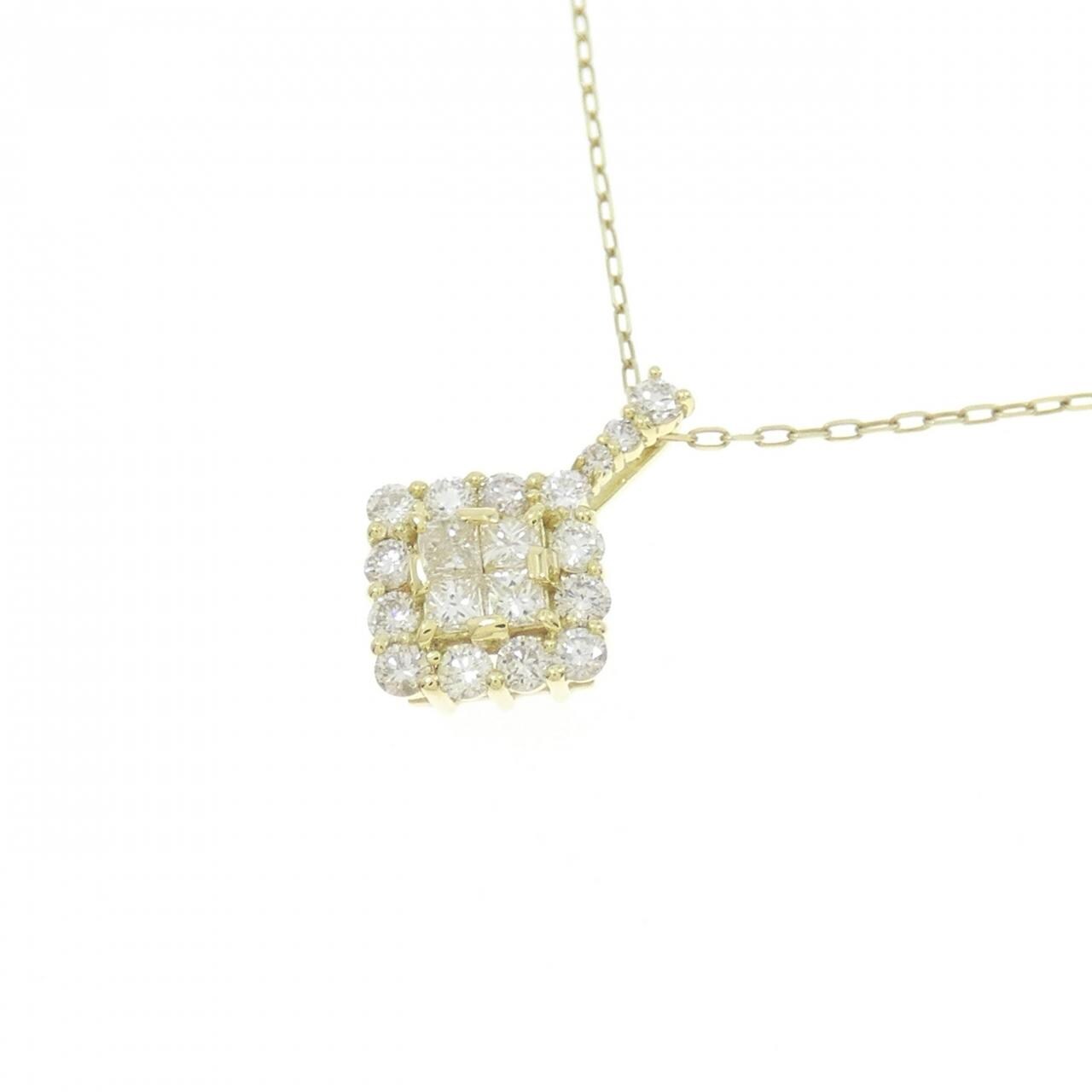 【新品】K18YG ダイヤモンド ネックレス 0.33CT