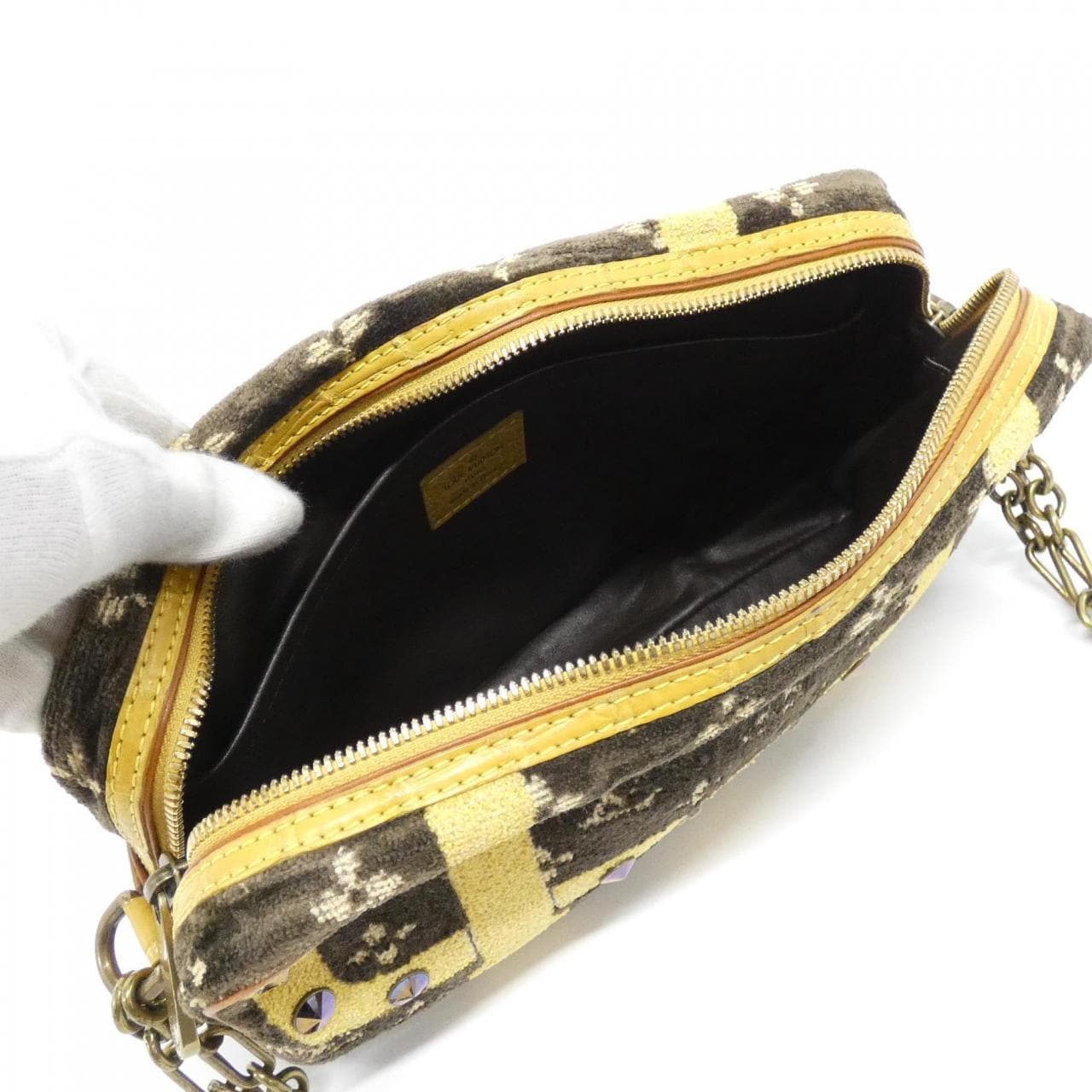 【ヴィンテージ】ルイヴィトン モノグラム トロンプルイユ トロカデロ M92711 ショルダーバッグ