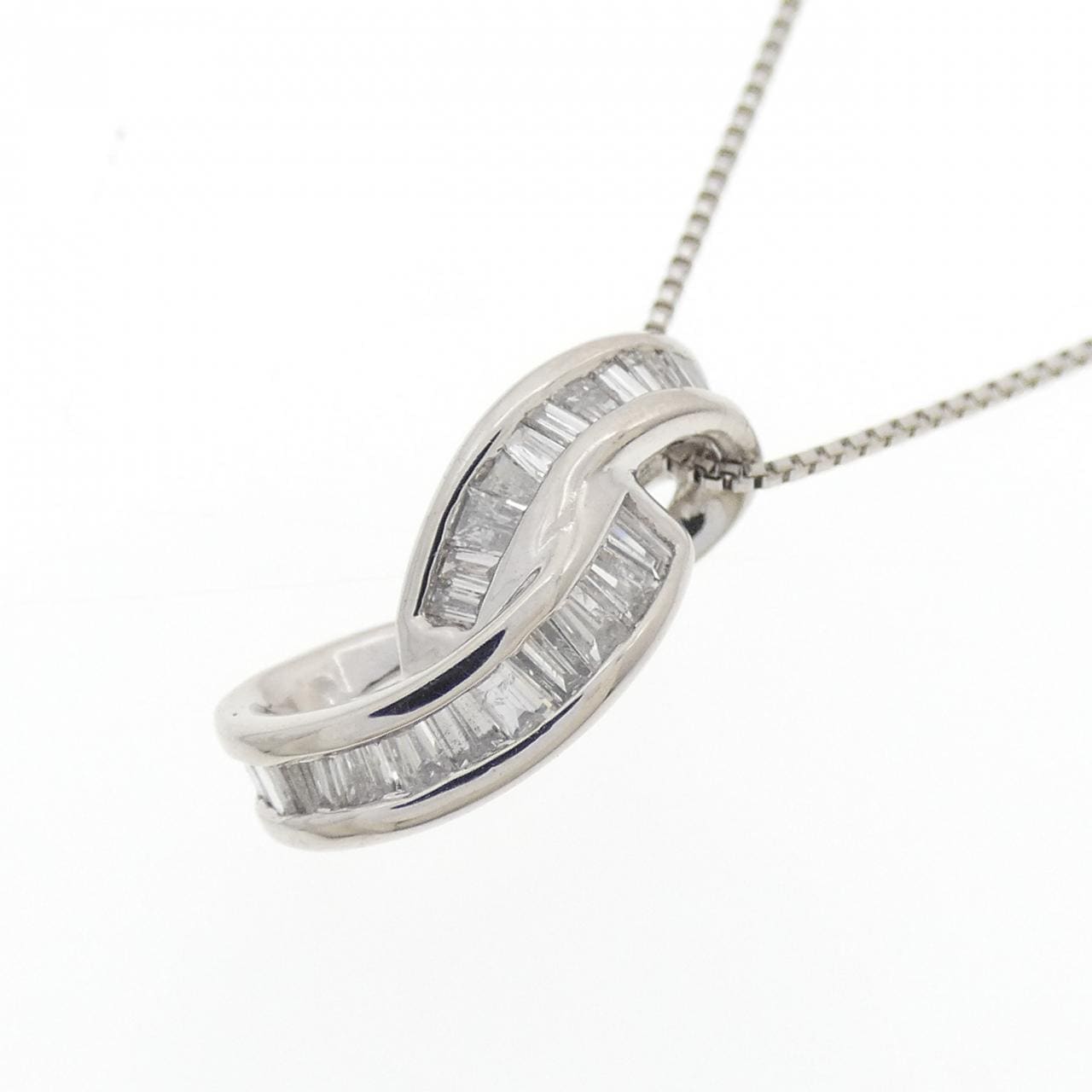 PT900/PT850 ダイヤモンド ネックレス 0.30CT