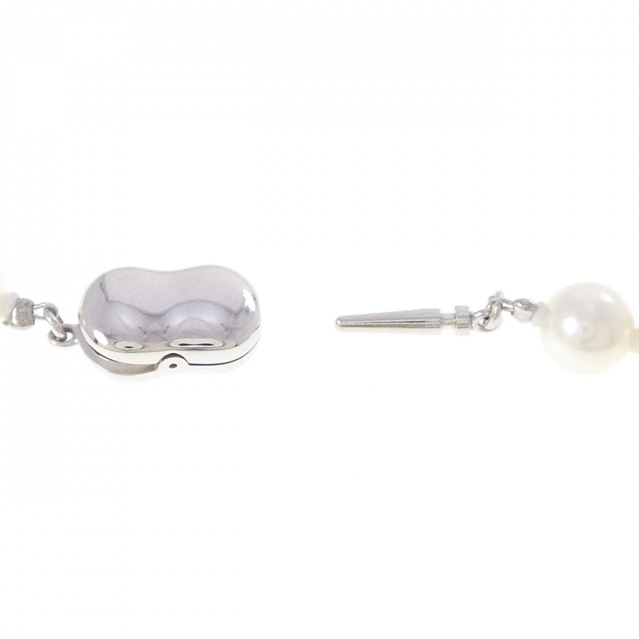 シルバークラスプ アコヤパール ネックレス 6.5-7mm