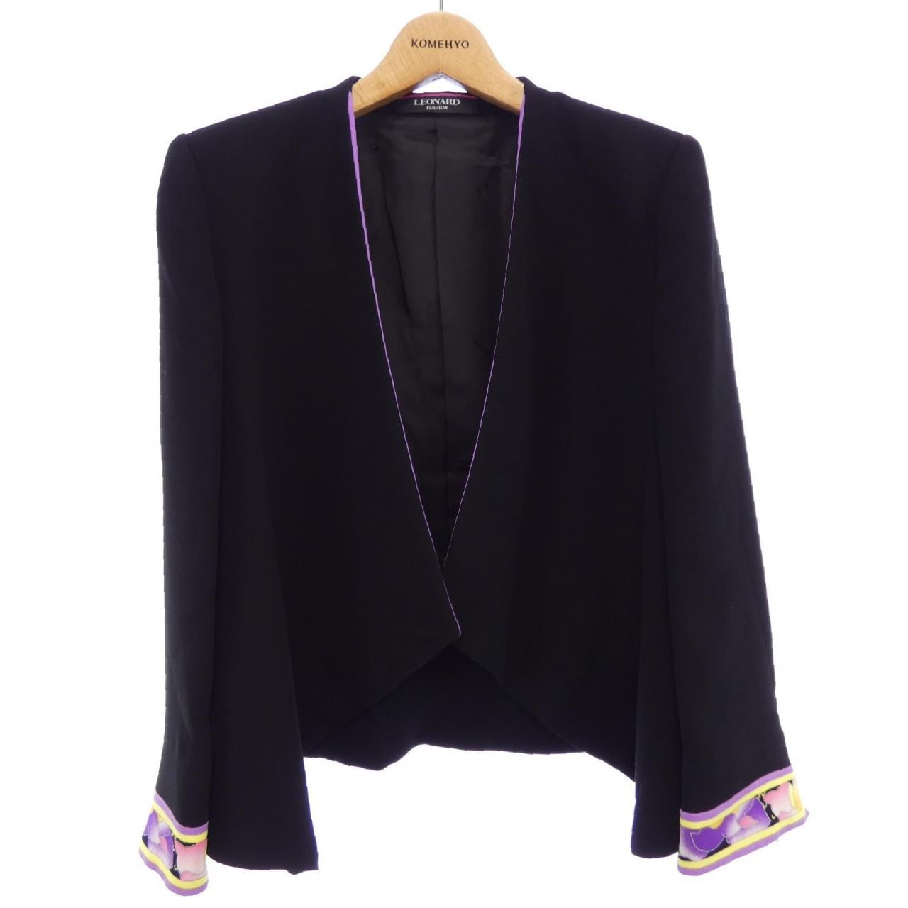 レオナールファッション LEONARD FASHION ノーカラージャケット