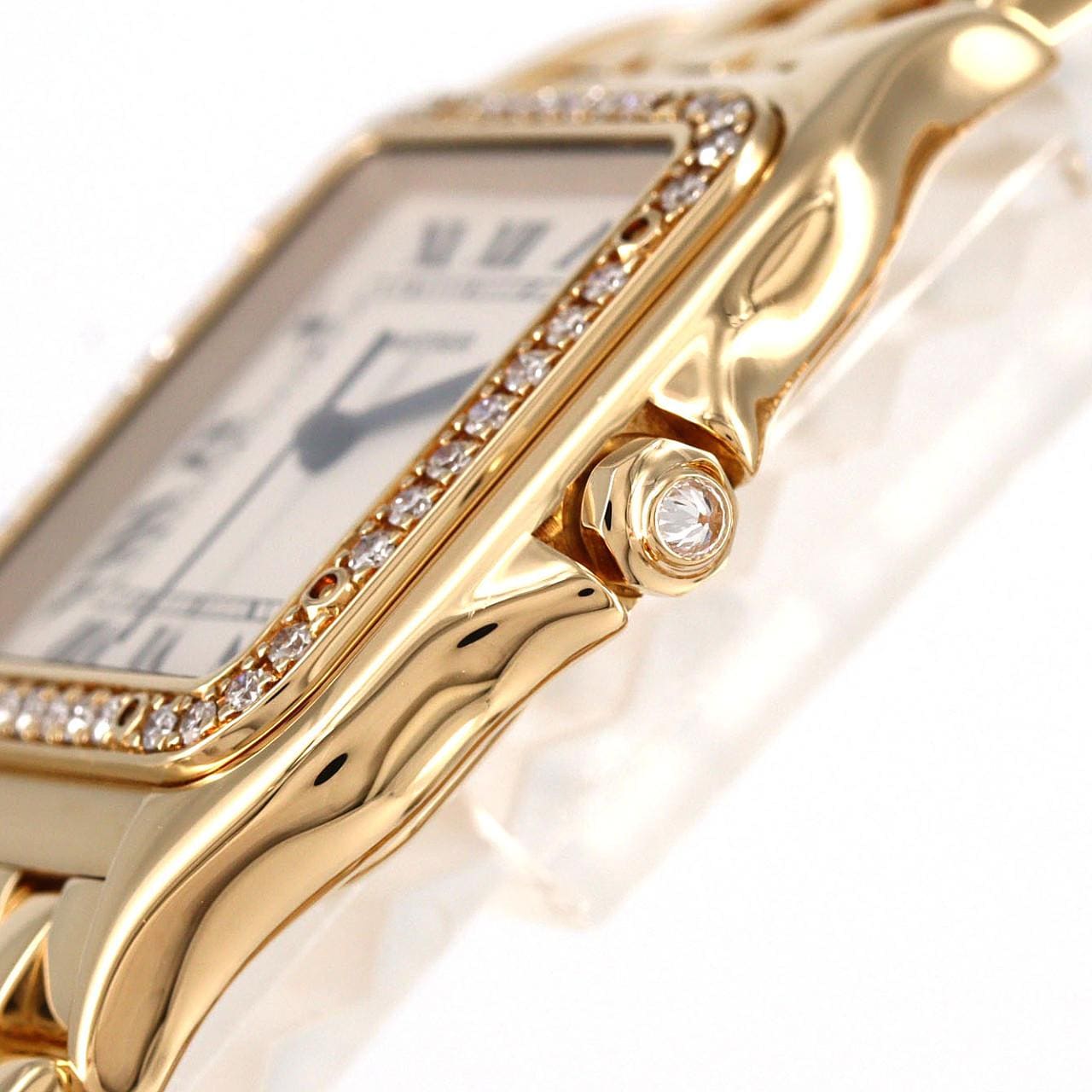Cartier Panthere LM YG/D WF4037B9 黄金石英