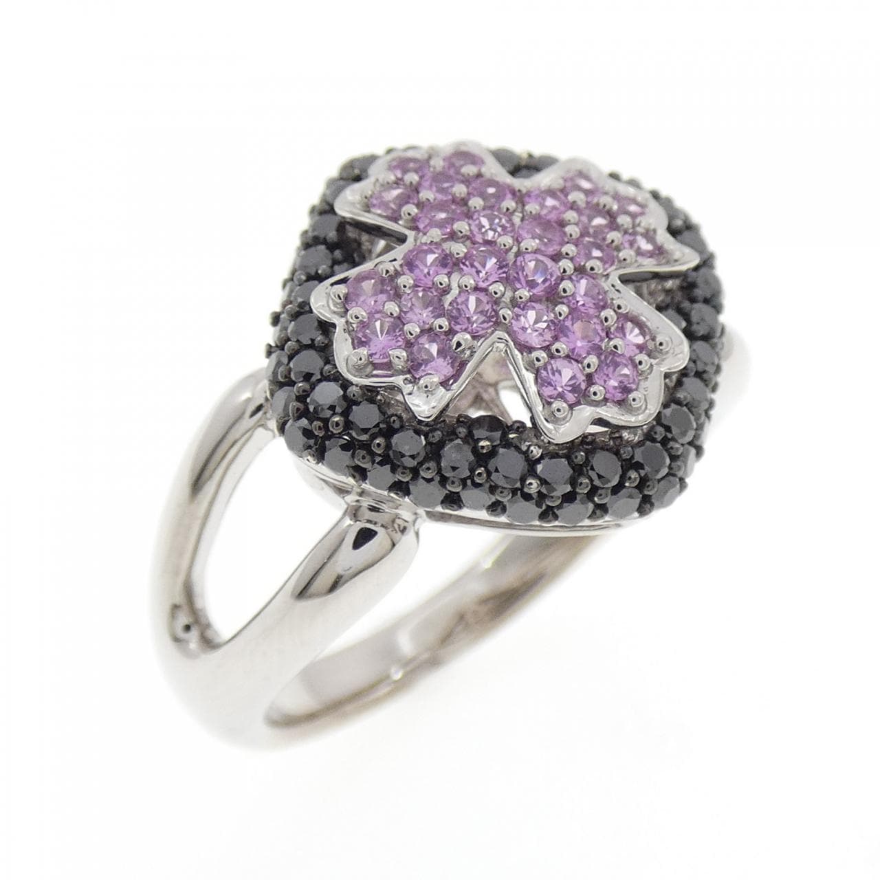 K18WG/K18BG Sapphire Ring 0.40CT