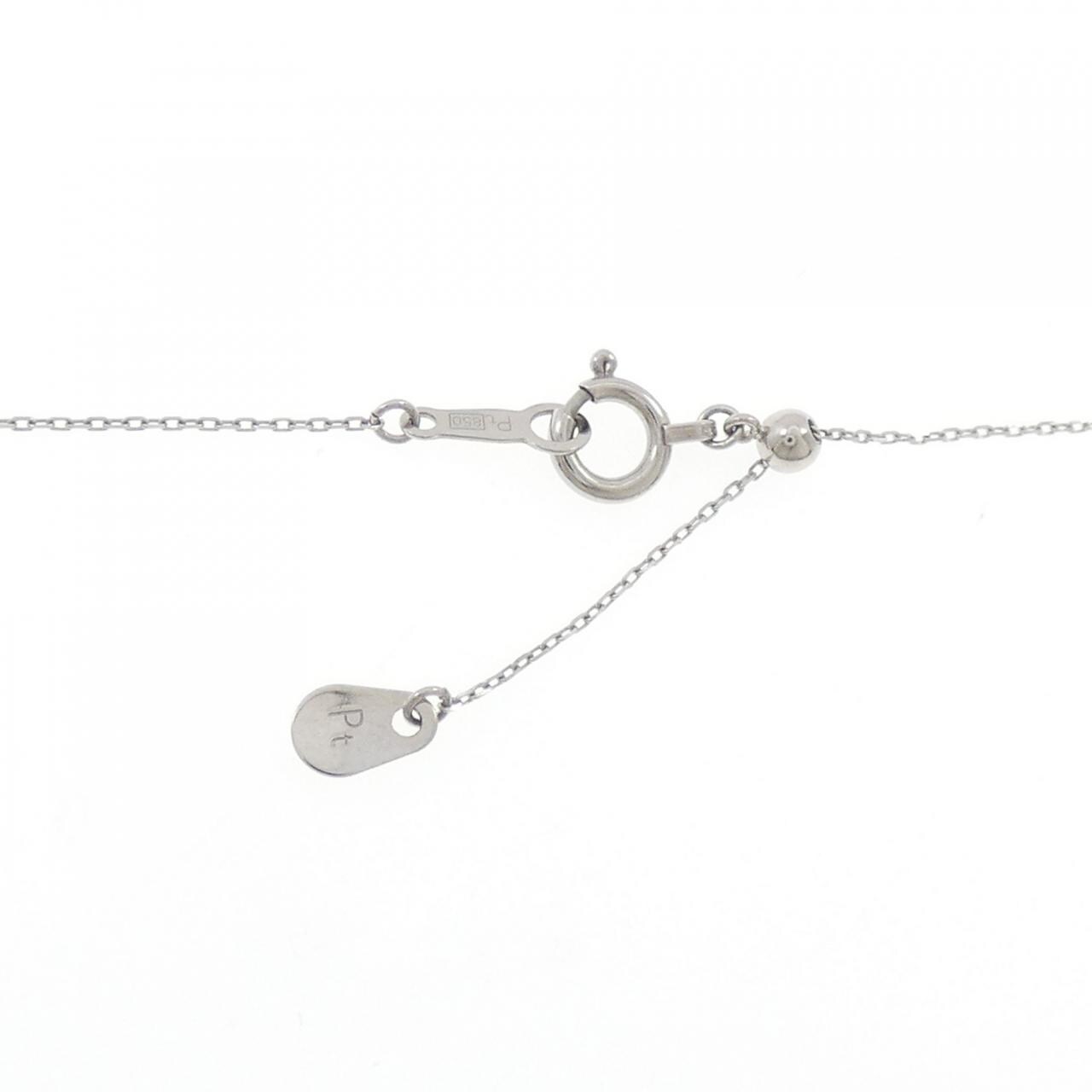 PT900/PT850 エメラルド ネックレス 0.56CT