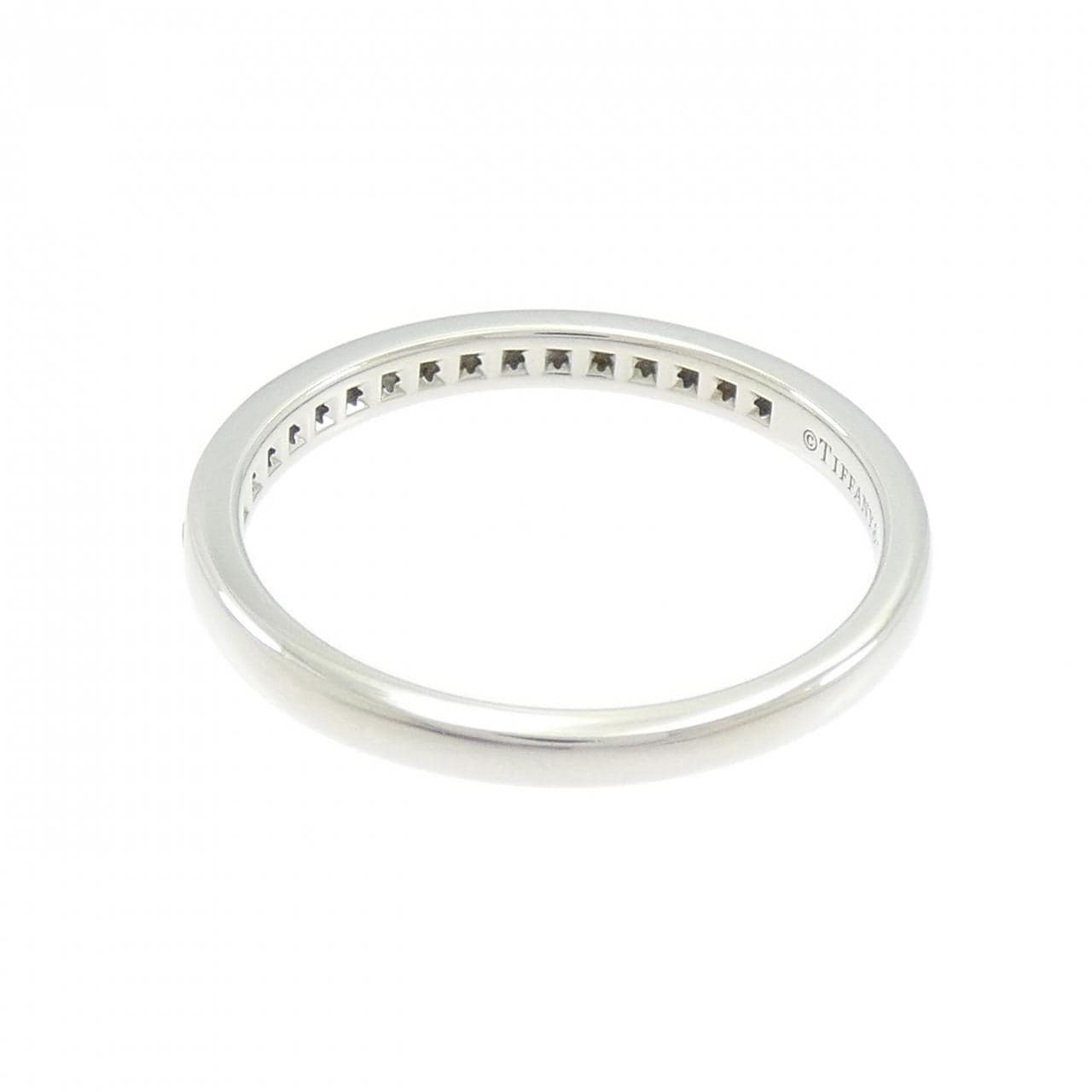 ティファニー ハーフサークル チャネルセッティング リング