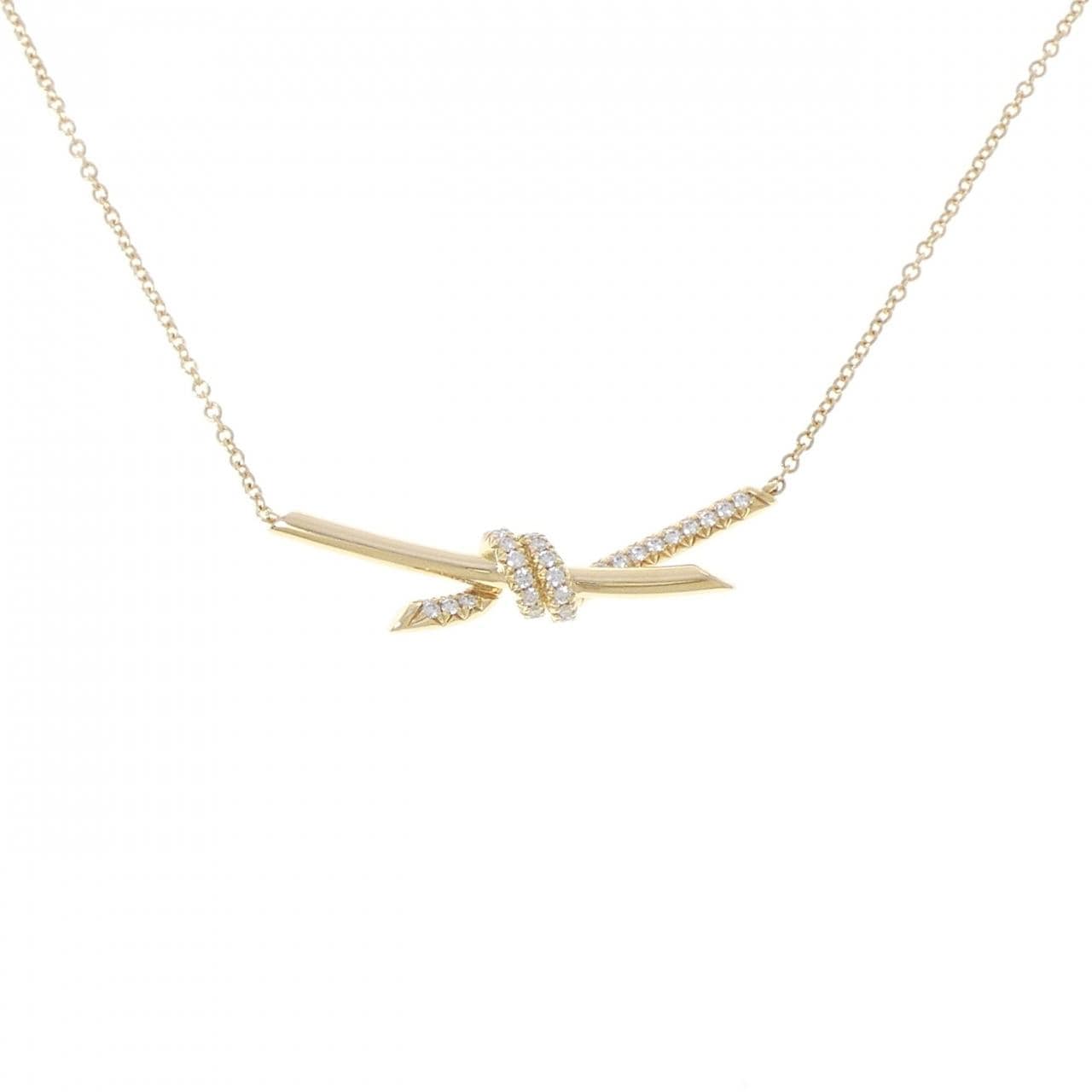ティファニー ノット ネックレス 0.25CT