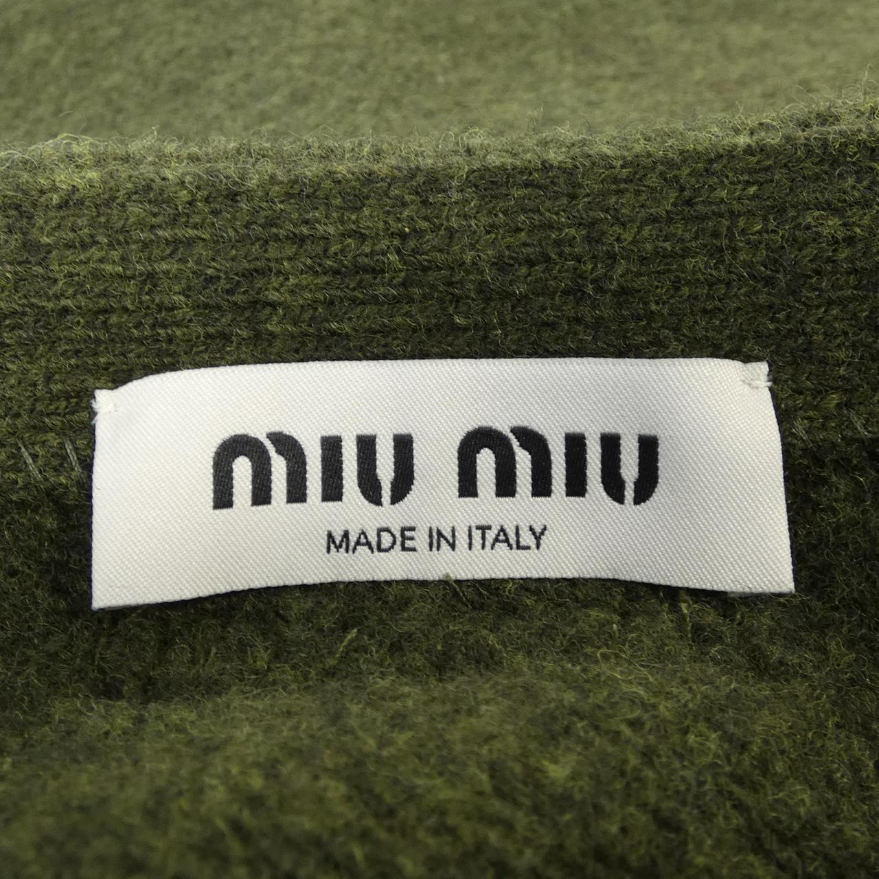 ミュウミュウ MIU MIU レタリングロゴ MMG575 SOOO 18H1 スカート