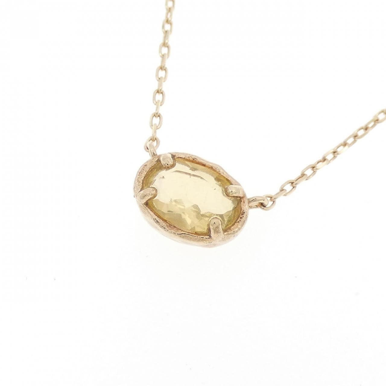 K10YG オパール ネックレス 0.30CT