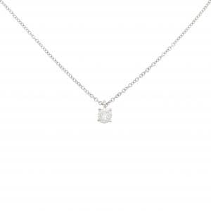 ティファニー ソリティア ネックレス 0.18CT I SI1 3EXT