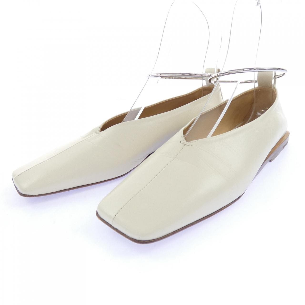 ジルサンダー JIL SANDER Ring Ballerina Bone フラットシューズ