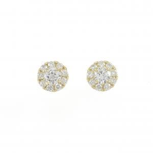 K18YG ダイヤモンド ピアス 0.55CT