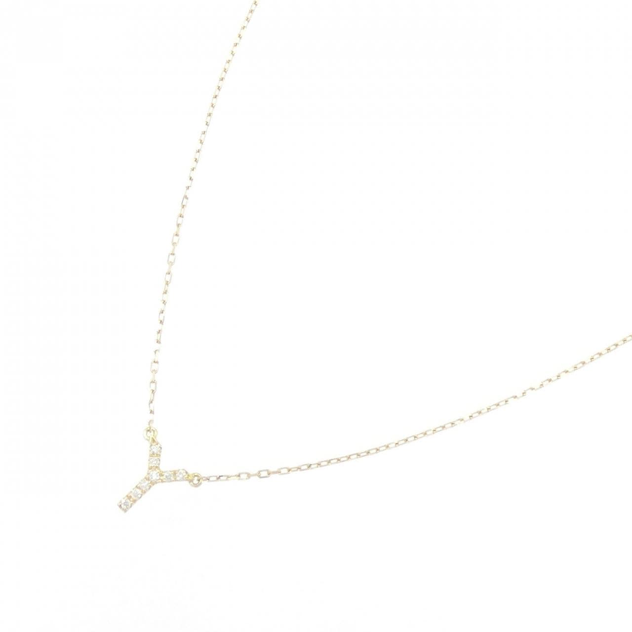 アーカー イニシャル ネックレス 0.03CT