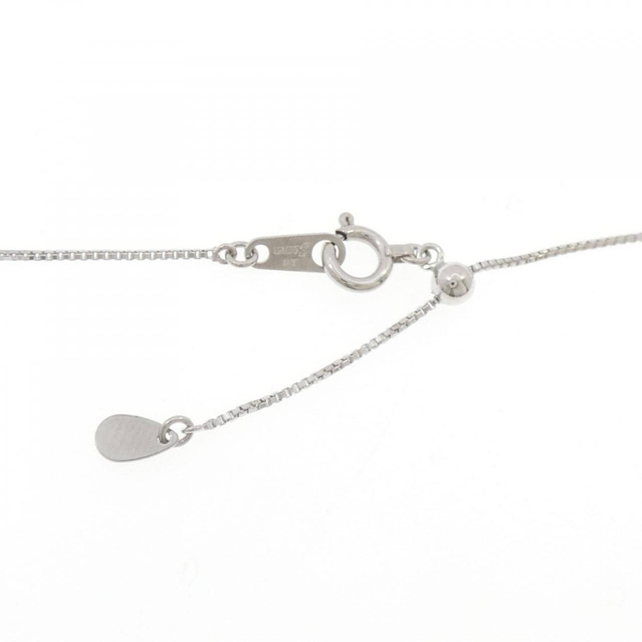 PT900/PT850 スリーストーン ダイヤモンド ネックレス 0.545CT