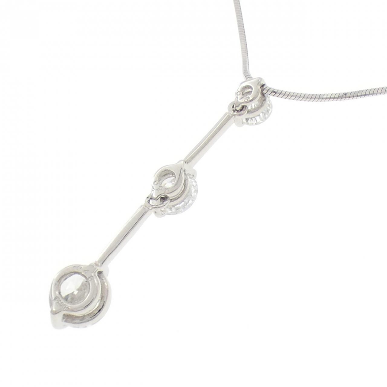 PT900/PT850 ダイヤモンド ネックレス 0.93CT