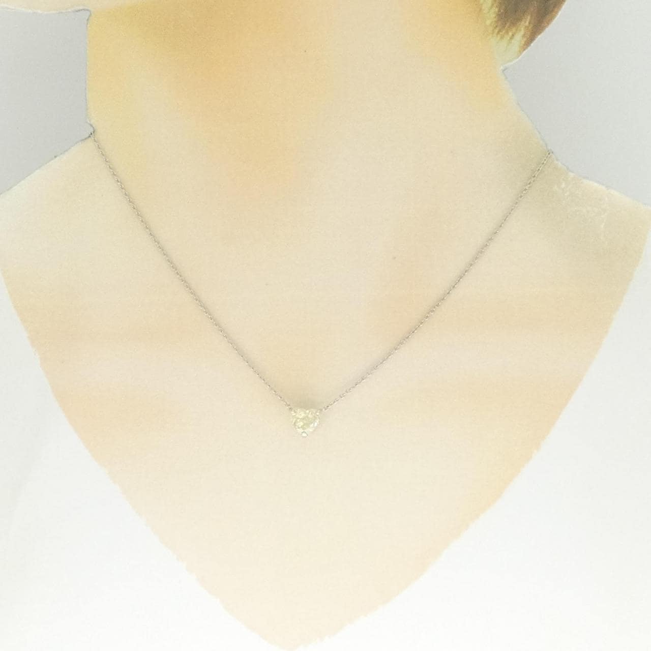 【リメイク】PT900/PT850 ダイヤモンド ネックレス 1.500CT LY SI2 ファンシーカット
