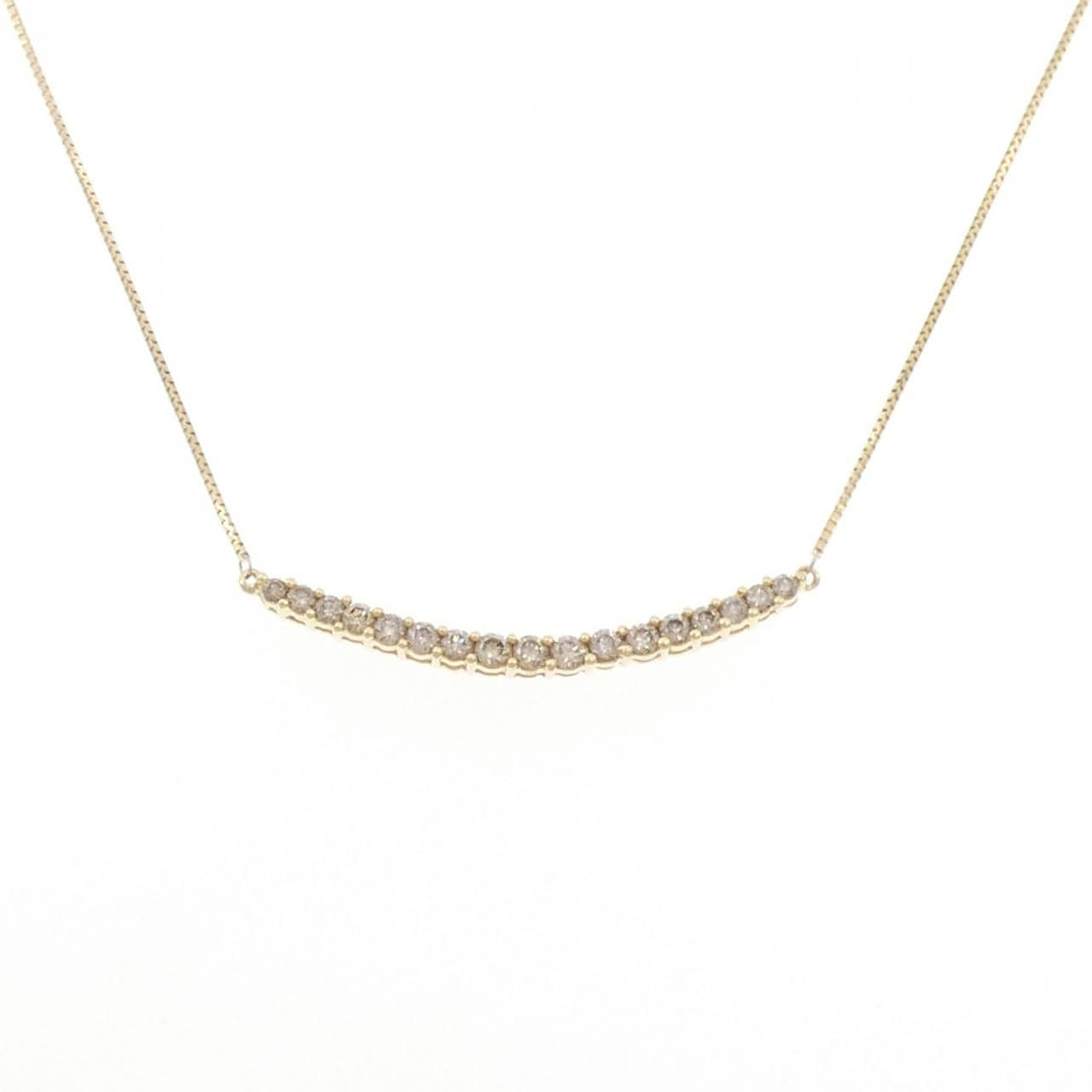 K18YG ダイヤモンド ネックレス 0.53CT