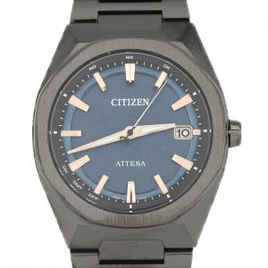 【新品】シチズン アテッサ 電波時計 H128-00CWT02/CB3045-61L TI ソーラークォーツ