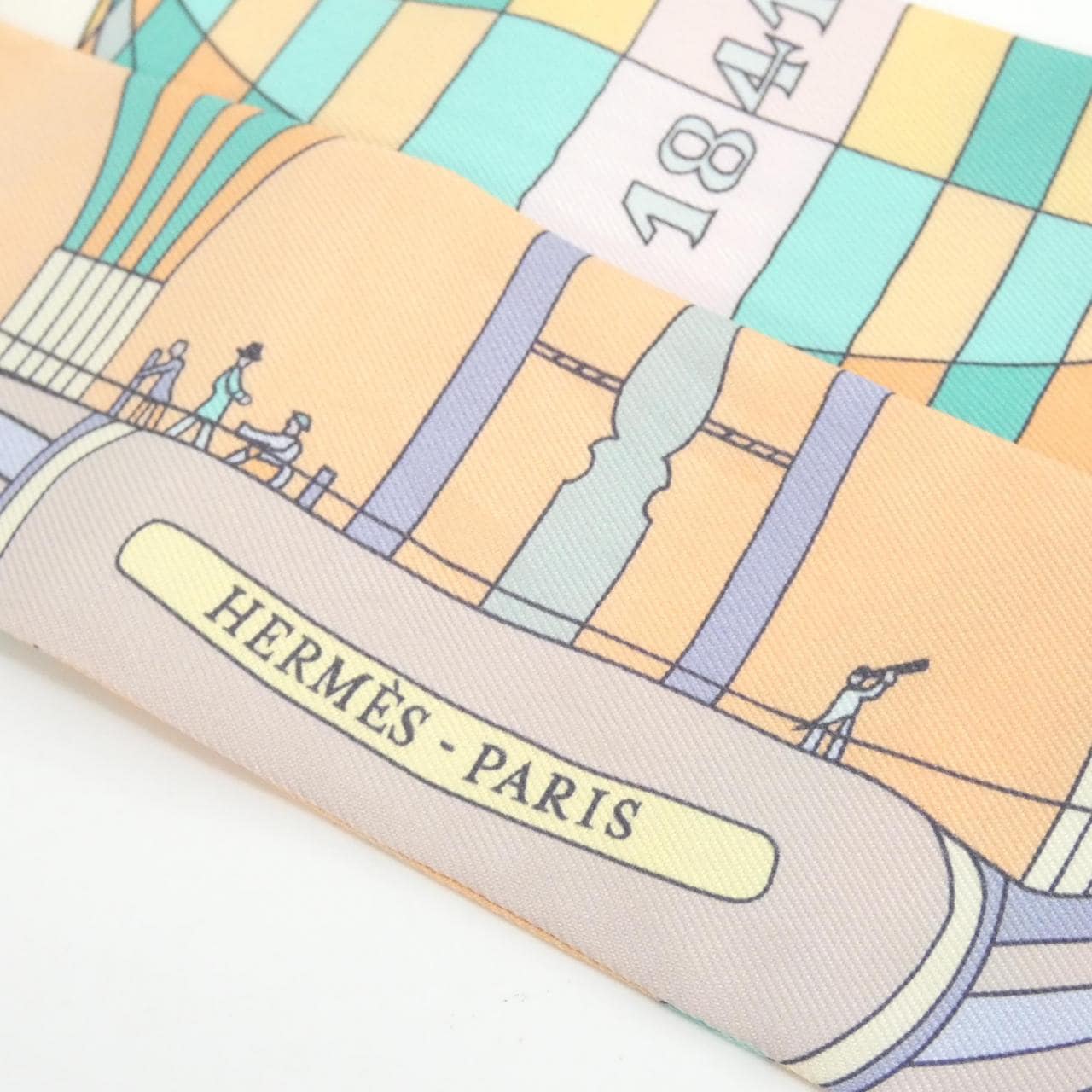 エルメス LES FOLIES DU CIEL ツイリー 061722S スカーフ