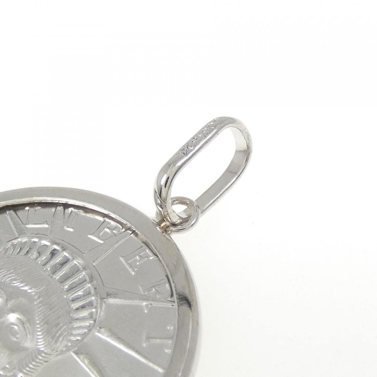 PT900(枠) コイン ペンダント