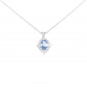 PT900/PT850 アクアマリン ネックレス 0.69CT