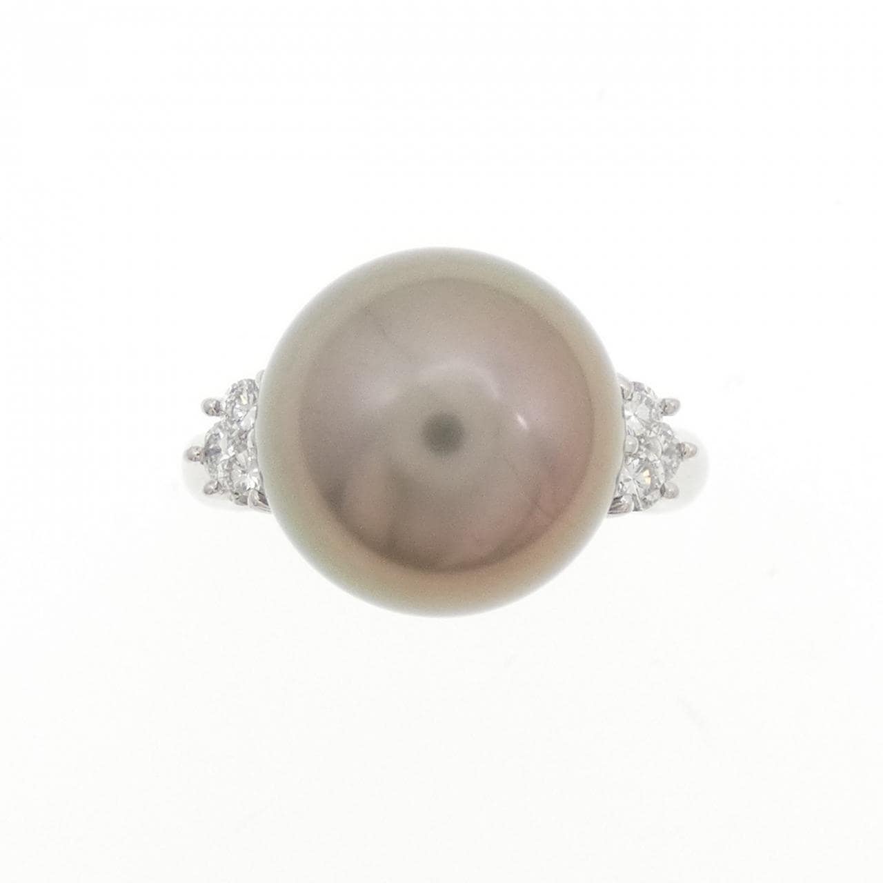 PT900 黒蝶パール リング 12.3mm