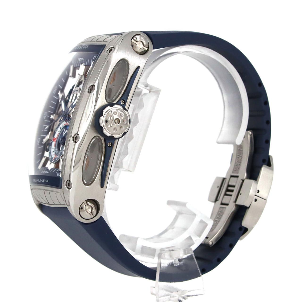 【ノーメンテナンス還元価格】クストス チャレンジシーライナーGMT CVT-SEA-GMT ST SS 自動巻