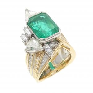 石川暢子 エメラルド リング 5.98CT