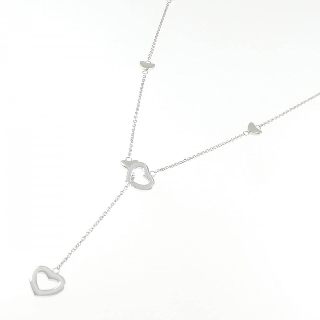 TIFFANY Heart Link Lariat Necklace