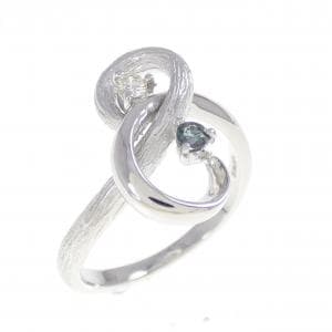 K18WG アレキサンドライト リング 0.06CT