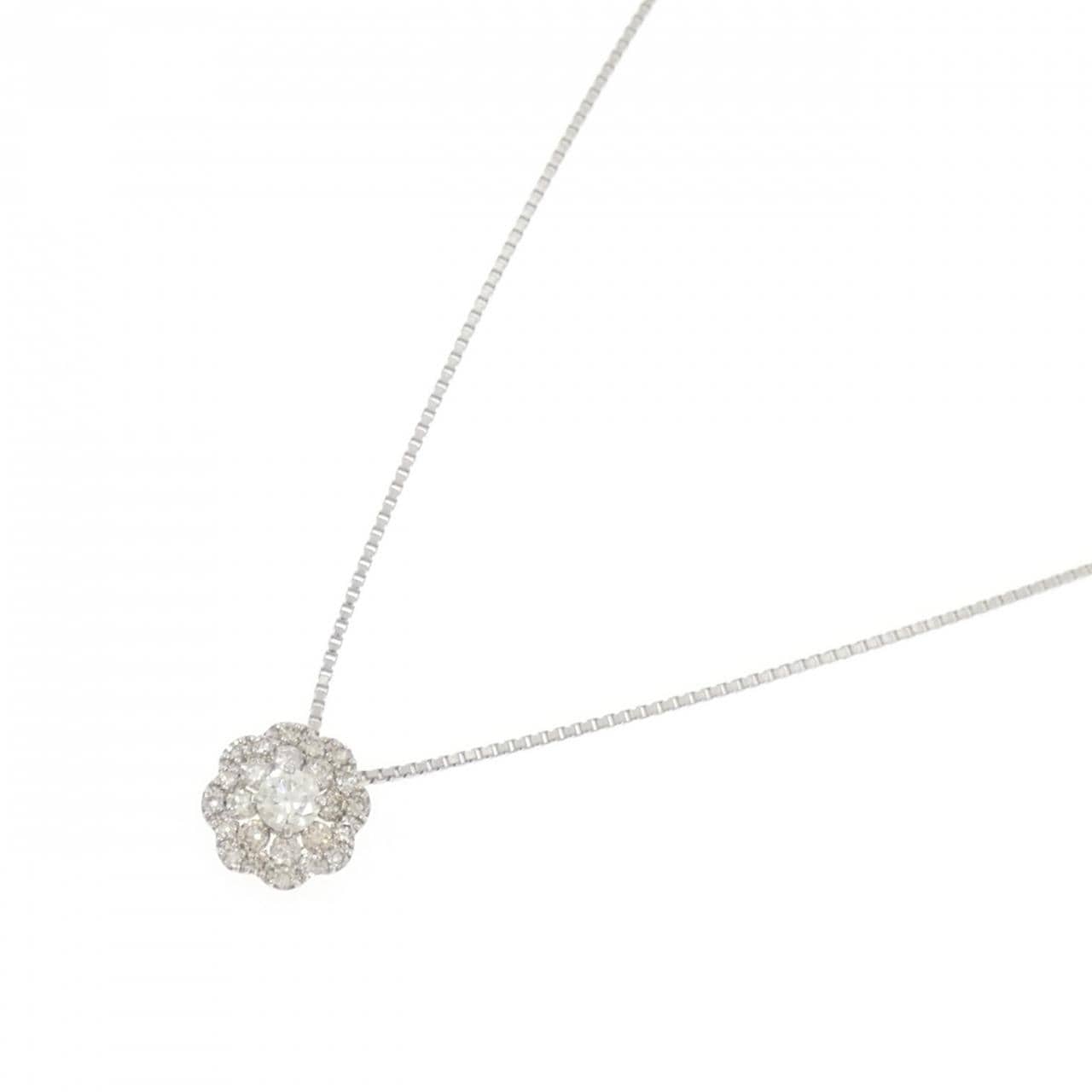 PT900/PT850 ダイヤモンド ネックレス 0.13CT