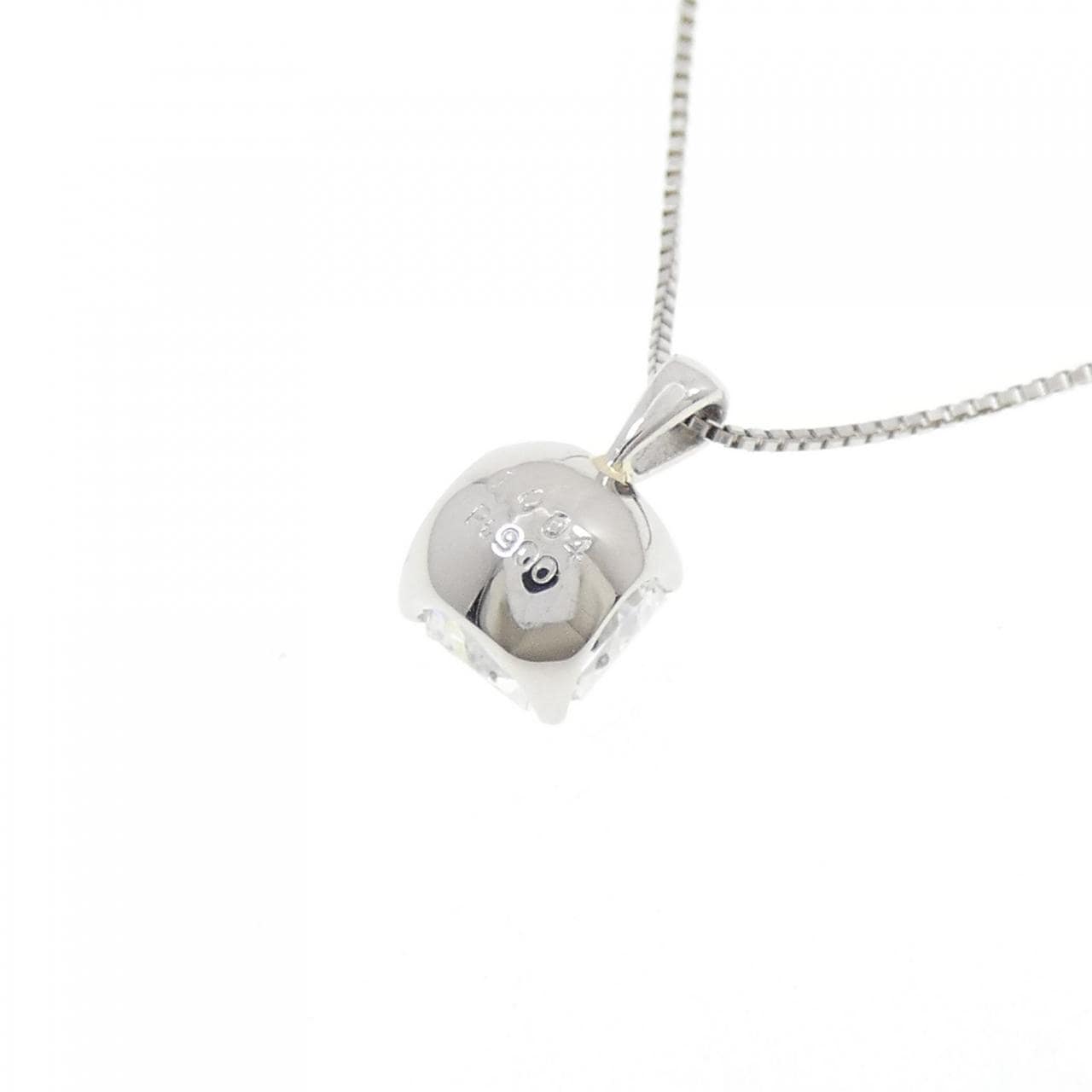 PT900/PT850鑽石項鍊，1.004克拉，F色，I1淨度，異形切割