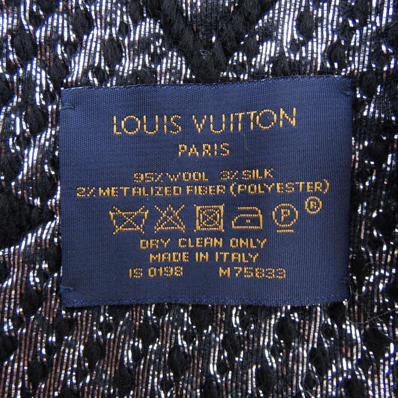 ルイヴィトン LOUIS VUITTON ロゴマニア M75833 MUFFLER