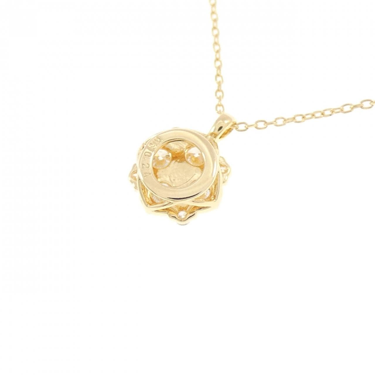 K18YG ダイヤモンド ネックレス 0.24CT