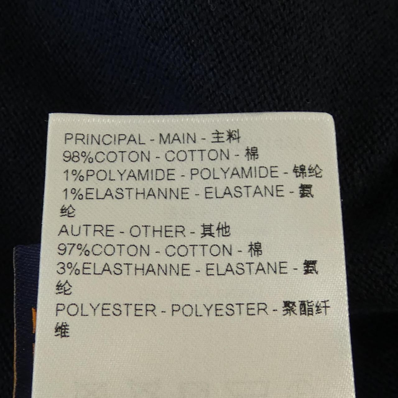 ルイヴィトン LOUIS VUITTON エンブロイダードショートスリーブコットンプレンドポロシャツ HRN14WF77 ポロシャツ