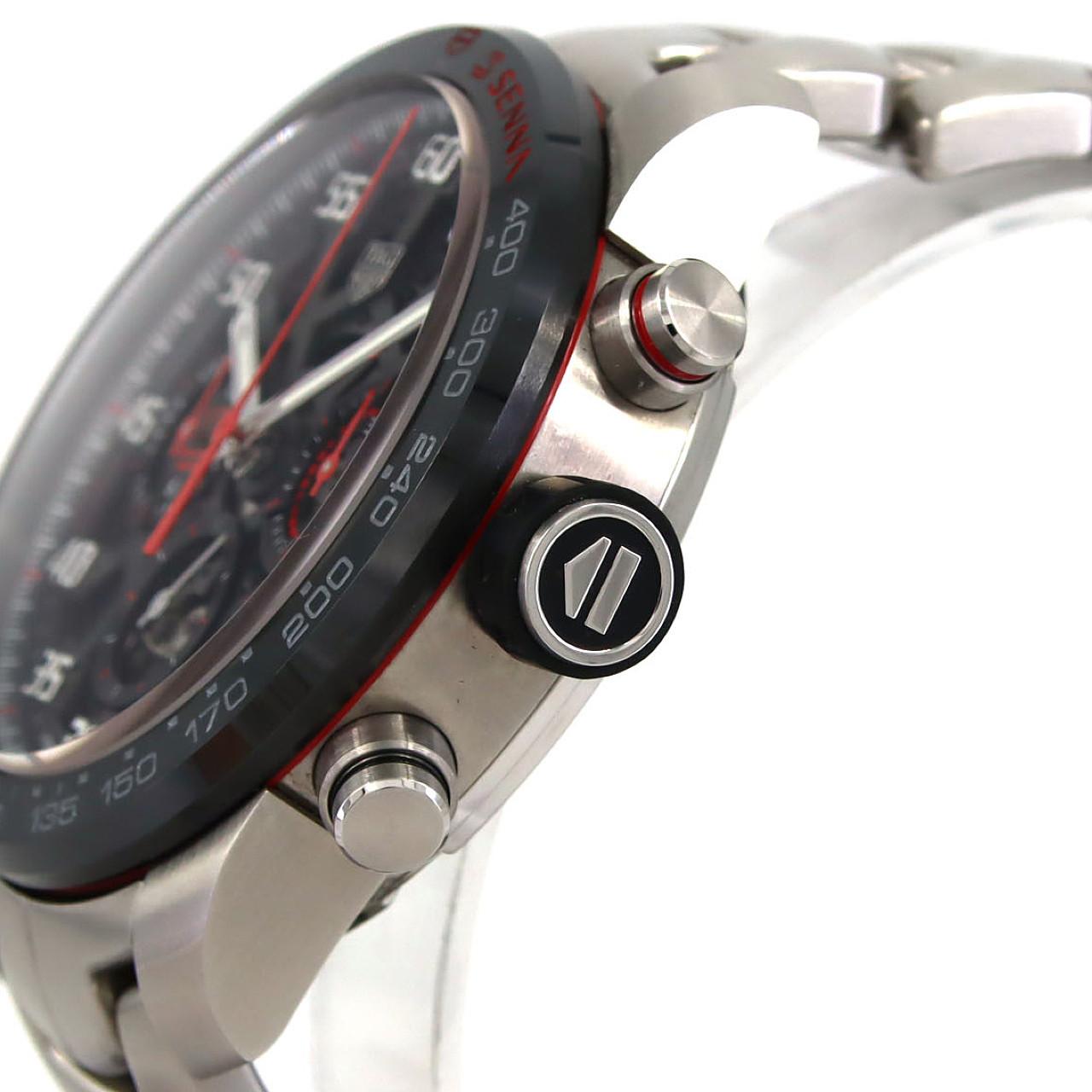 タグ･ホイヤー カレラ･キャリバーホイヤー02クロノアイルトン･セナ" LIMITED" CBG2013.BA0657 SS 自動巻