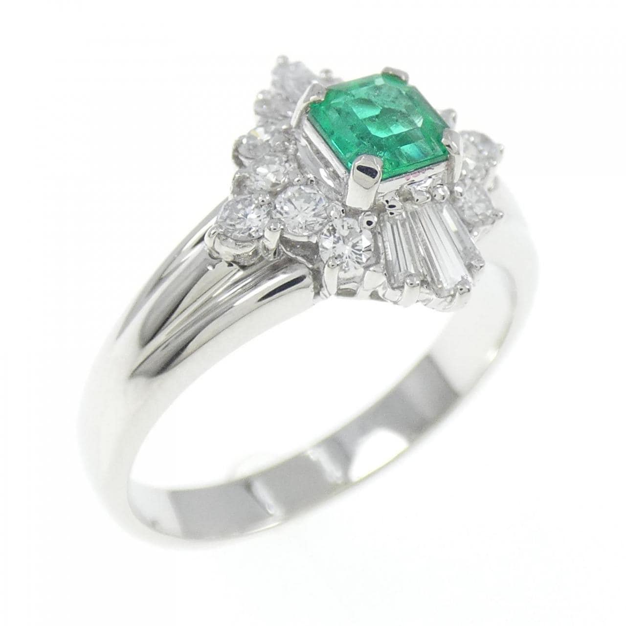 PT エメラルド リング 0.27CT